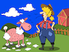 Cartoon: Sheep Shearing... (small) by berk-olgun tagged sheep,shearing