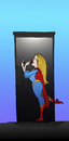 Cartoon: Superwoman... (small) by berk-olgun tagged superwoman