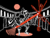 Cartoon: Swiss Gladiator... (small) by berk-olgun tagged swiss,gladiator