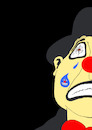 Cartoon: Tears of the Clown... (small) by berk-olgun tagged tears,of,the,clown
