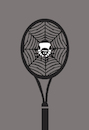 Cartoon: Tennis Player... (small) by berk-olgun tagged tennis,player