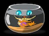 Cartoon: The Cheshire Cat... (small) by berk-olgun tagged the,cheshire,cat