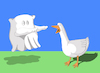 Cartoon: The Ghost Goose... (small) by berk-olgun tagged ghost,goose