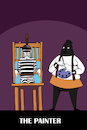 Cartoon: The Painter... (small) by berk-olgun tagged the,painter