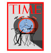 Cartoon: Time Cover... (small) by berk-olgun tagged time,cover