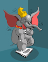 Cartoon: Tricky Dumbo... (small) by berk-olgun tagged tricky,dumbo