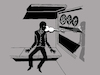 Cartoon: Violinist... (small) by berk-olgun tagged violinist