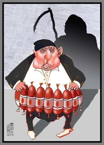 Cartoon: FOOD SECURITY (medium) by Marian Avramescu tagged mav