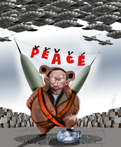 Cartoon: PECE (medium) by Marian Avramescu tagged mmmmm