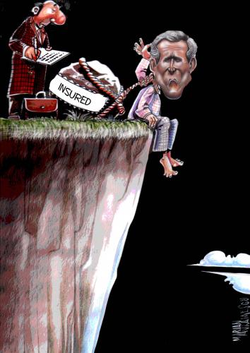 Cartoon: the crisis (medium) by Marian Avramescu tagged crisis