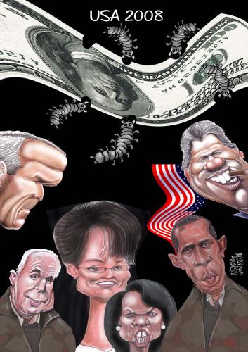 Cartoon: USA NOV. 2008 (medium) by Marian Avramescu tagged usa