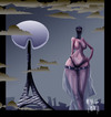 Cartoon: PARIS (small) by Marian Avramescu tagged mmmmmmmmmmmmm