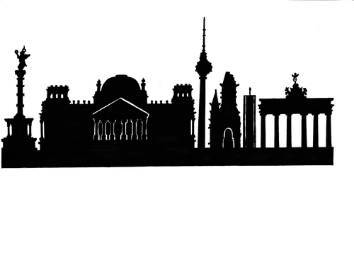 Cartoon: Skyline Berlin (medium) by Glenn M Bülow tagged berlin,deutschland,germany,travel,city,skyline,monument,sightseeing,sights