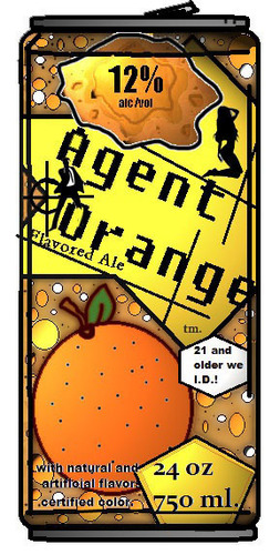 Cartoon: Agent Orange (medium) by m-crackaz tagged drink,beer,malt,agent,orange