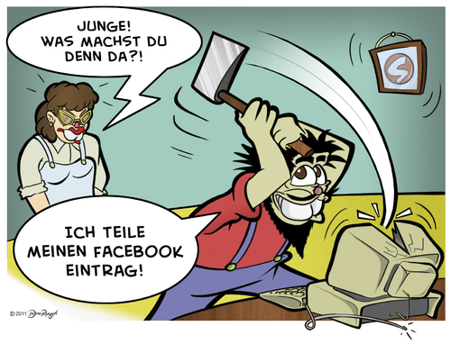 Cartoon: Teilen (medium) by Snägels tagged snägels