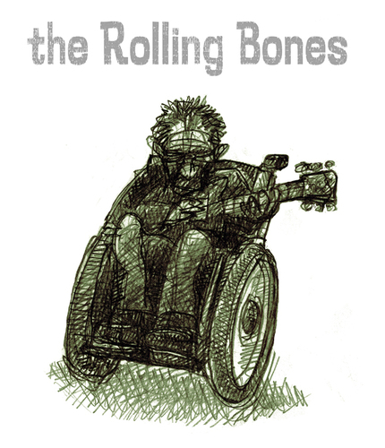 Cartoon: the rolling bones (medium) by jenapaul tagged rollingstones,band,musik,keith,richards,rock