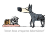 Cartoon: dobermänner (small) by jenapaul tagged hunde,dobermann,humor