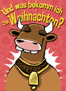 Cartoon: Und was bekomme ich zu weihnacht (small) by jenapaul tagged kühe,kuh,humor,weihnachten