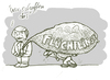 Cartoon: Wir schaffen das (small) by jenapaul tagged merkel,flüchtlinge,innenpolitik,politik