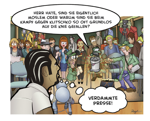Cartoon: Die Presse 23 (medium) by Die Presse tagged pressekonferenz