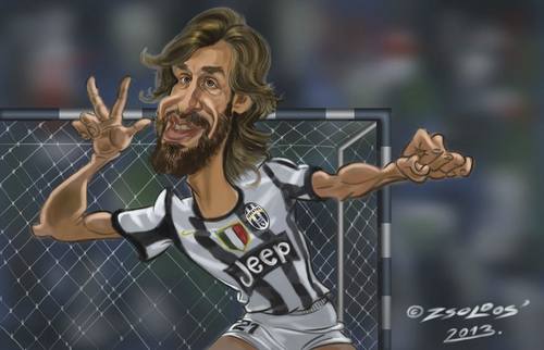 Cartoon: Sport caricatures (medium) by zsoldos tagged soccer,football