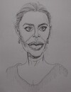 Cartoon: Angelina Jolie (small) by Shareni tagged famous,american,actress,movie,tv,america