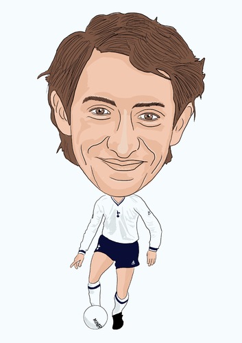 Cartoon: Ardiles Tottenham Legend (medium) by Vandersart tagged tottenham,cartoons,caricatures