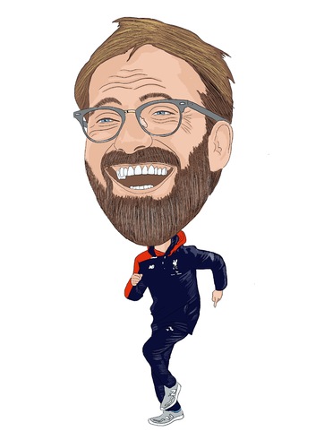Cartoon: Klopp Liverpool Manager 2 (medium) by Vandersart tagged liverpool,cartoons,caricatures