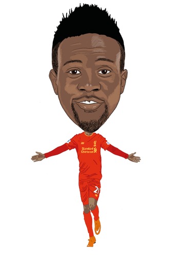 Cartoon: Origi Liverpool (medium) by Vandersart tagged liverpool,cartoons,caricatures