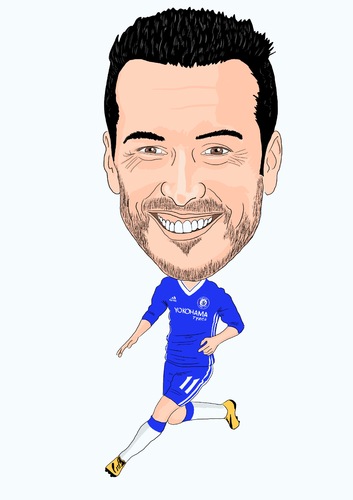 Cartoon: Pedro Chelsea (medium) by Vandersart tagged chelsea,cartoons,caricatures