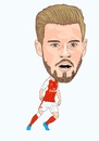 Cartoon: Ramsey Arsenal (small) by Vandersart tagged arsenal,cartoon,caricatures