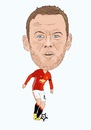 Cartoon: Rooney Manchester United (small) by Vandersart tagged manchester,united,cartoons,caricatures
