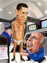 Cartoon: Obama- Enhanced TSA Pat-down. (small) by Fred Makubuya tagged obama,rush,libaugh,tsa,us,politics,pat,down