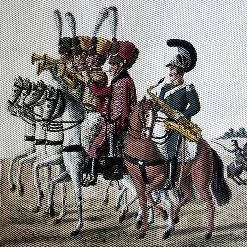 Cartoon: Saxophone (medium) by zu tagged horse,bugger,saxophone