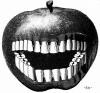 Cartoon: bite (small) by zu tagged bite apple mouth denture