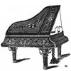 Cartoon: Piano (small) by zu tagged piano,dead,requiem