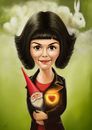 Cartoon: Amelie (small) by Avel tagged amelie