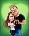 Cartoon: Love (small) by Avel tagged digital,caricature