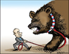 Cartoon: Putins pet (small) by jeander tagged putin president russia election support demonstrations