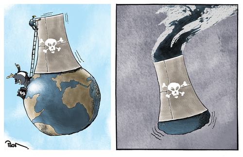 Cartoon: Climate Change (medium) by Popa tagged globalwarming