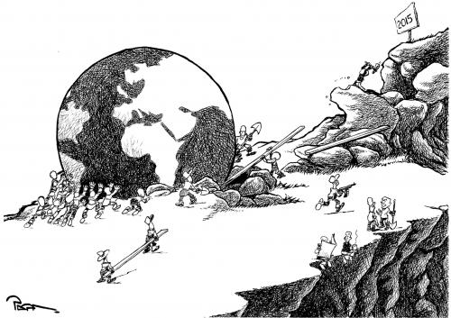 Cartoon: MDGs Solidarity or never (medium) by Popa tagged 06,1108