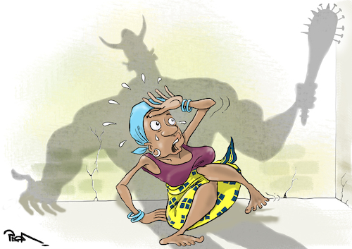 Cartoon: Violence against women (medium) by Popa tagged gbv,women,girls,torture