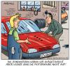 Cartoon: werkstatt (small) by pentrick tagged auto,car,zündkerzen,werkstatt,service,mechaniker,spark,plug,gerd,bökesch,cartoon,tank,comics,tankcomics,garage