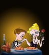 Cartoon: Amore (small) by andybennett tagged valentines day thats amore romance love