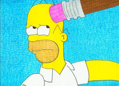 Cartoon: Homer (medium) by spotty tagged simpsons
