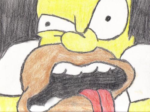 Cartoon: Homer 2 (medium) by spotty tagged simpsons