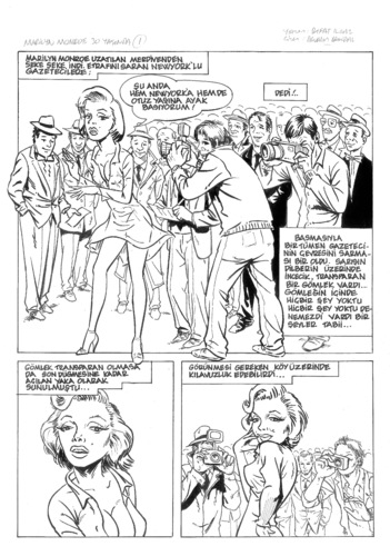 Cartoon: Marilyn Monroe (medium) by devrimdemiral tagged monroe,marilyn