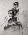 Cartoon: Mitt Romney and Paul Ryan (small) by ylli haruni tagged mitt,romney,paul,ryan,election,2012,usa,presidents