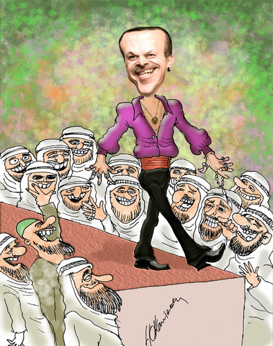Cartoon: a new favorite of Arabs (medium) by hakanipek tagged turkey,prime,minister,the,middle,east,politics