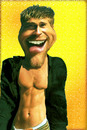 Cartoon: Brad Pit (small) by hakanipek tagged artist,star,hollywood,movie,cinema